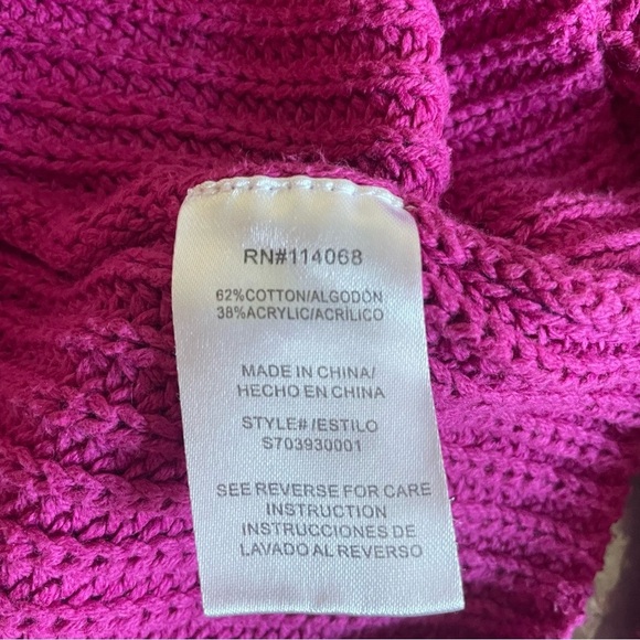 Love, Whit by Whitney Port RTR Design Pink Sweater 30870. - Picture 9 of 10